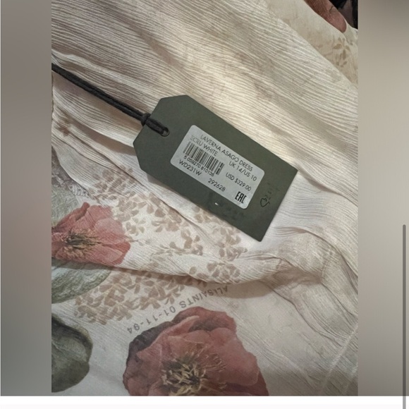 All Saints Laverna Asago Pink and Green Floral Maxi Dress - Picture 5 of 5